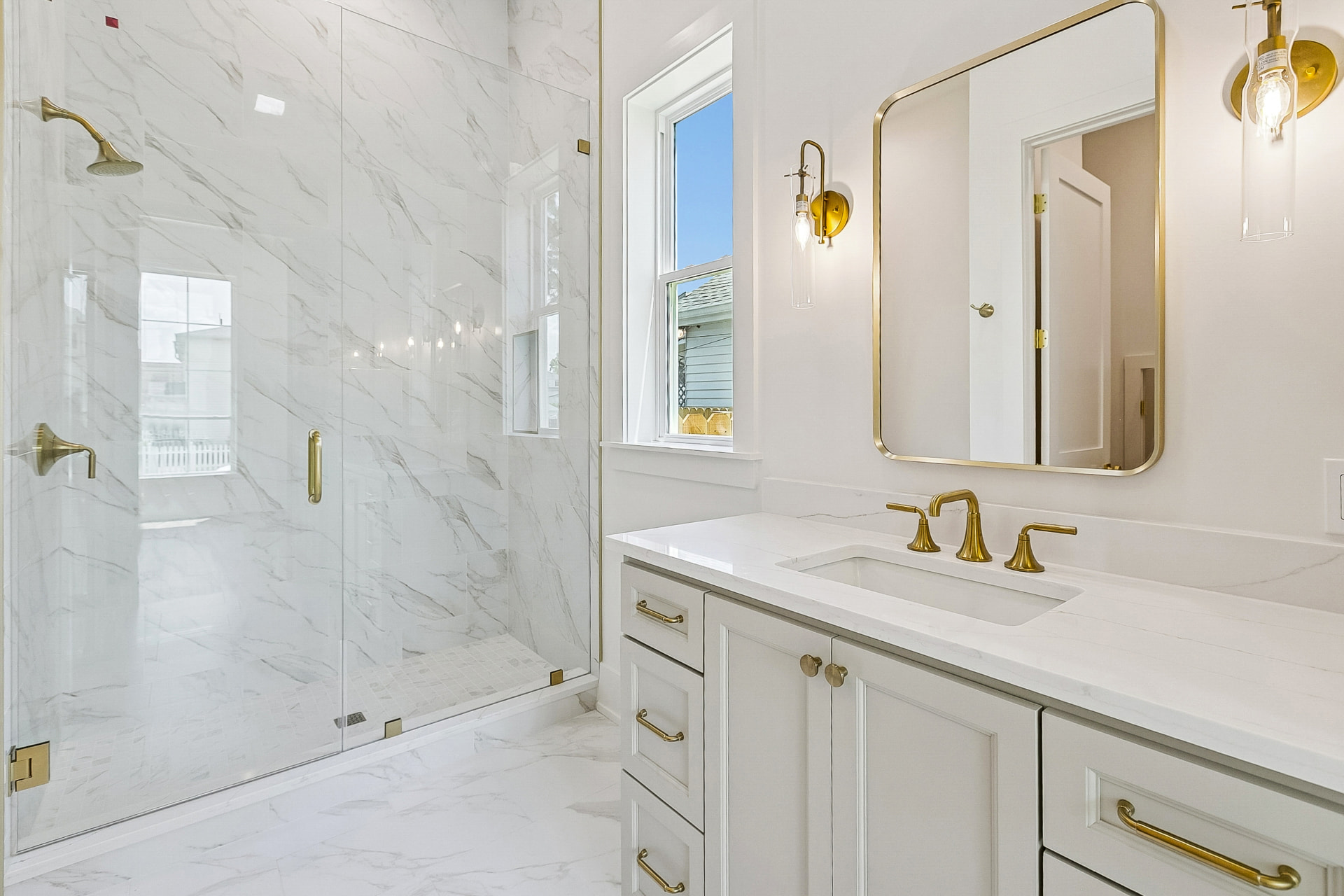 Interior detail built by Danos Construction